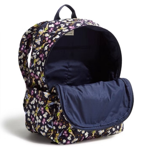 Vera Bradley Women's Disney Essential Large Backpack Tinkerbell’s Flight NWT - Picture 3 of 4